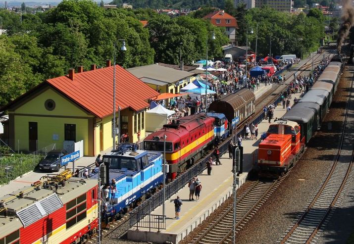 Pražský dopravní den dětí v Braníku a parní vlak