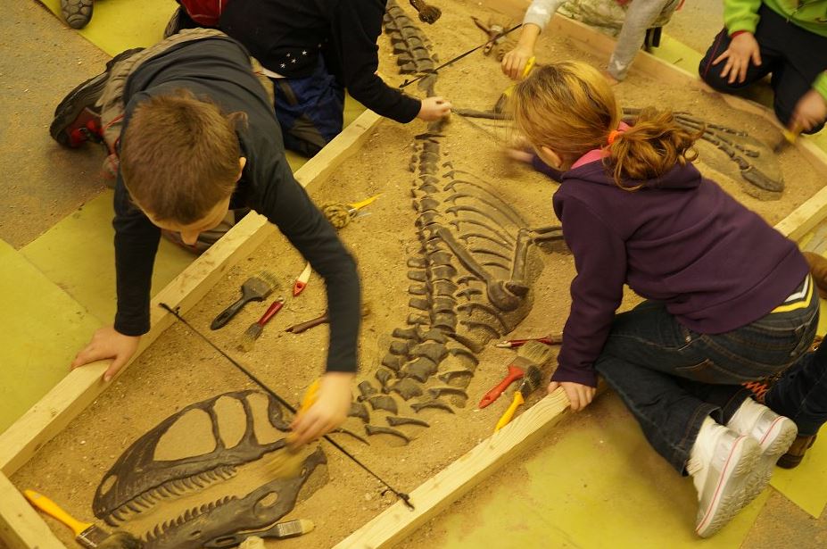 Dinosauří dílna pro rodiny v Triloparku v Praze