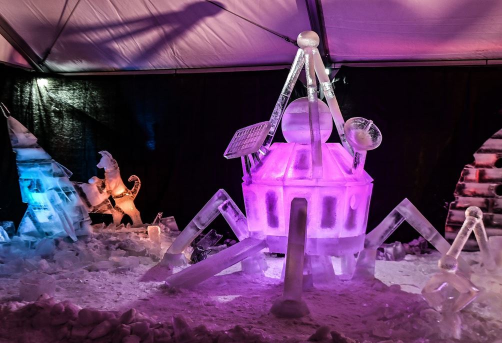 Ledové pustevny - festival ledových soch
