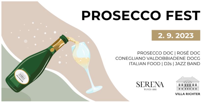 PROSECCO FEST ve vile Richter na Pražském hradě